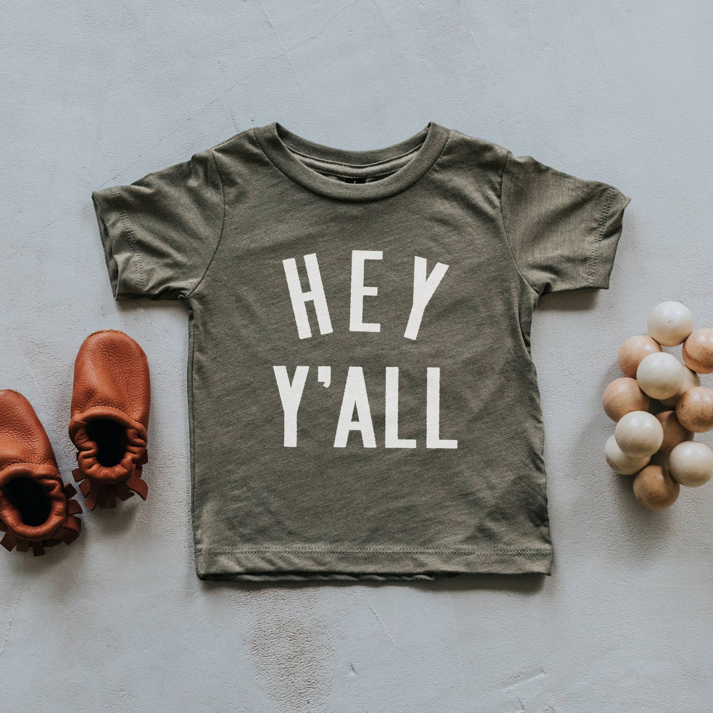 Hey Y'all Tee - Olive