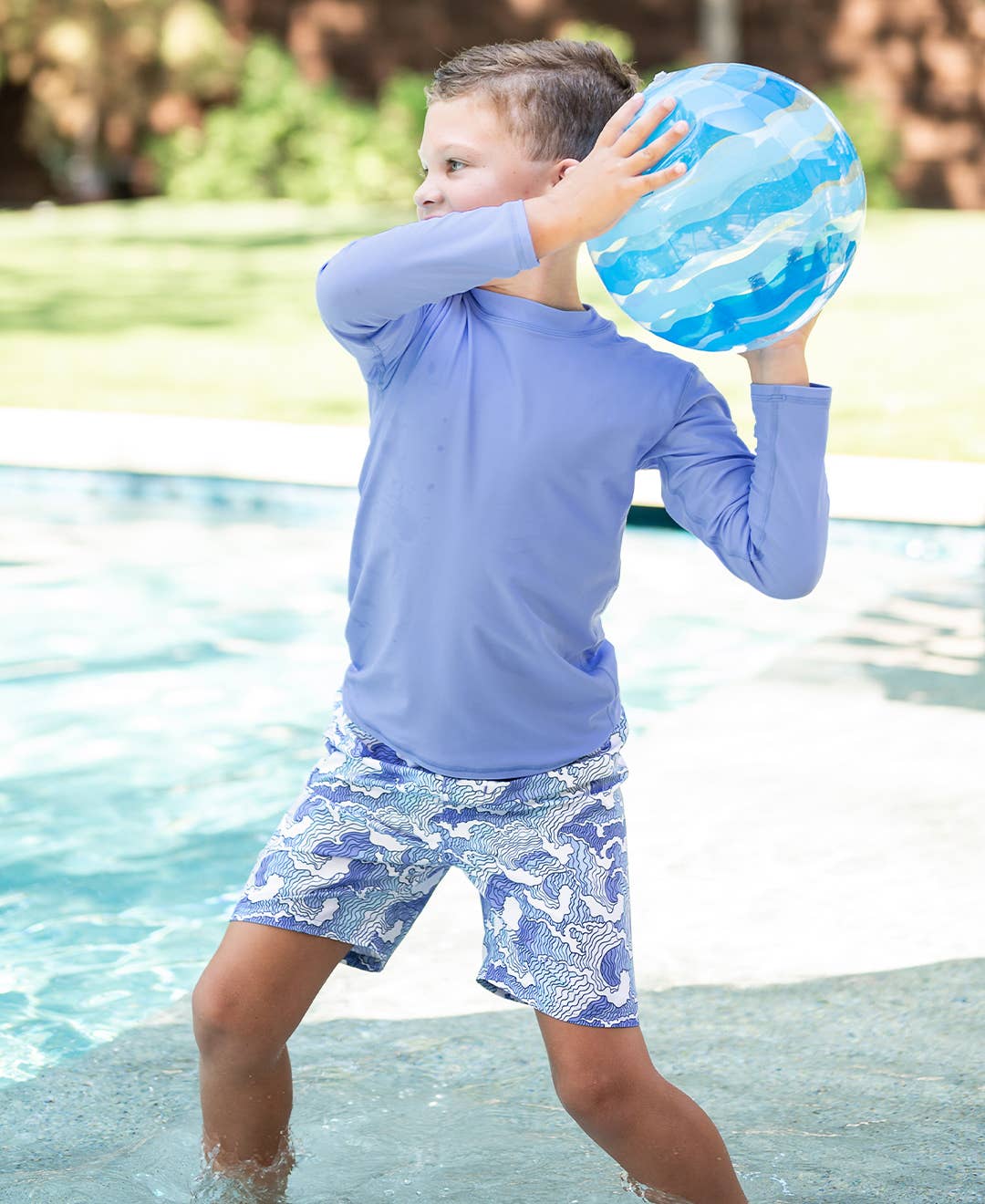 Swim Trunks - Ocean Camo