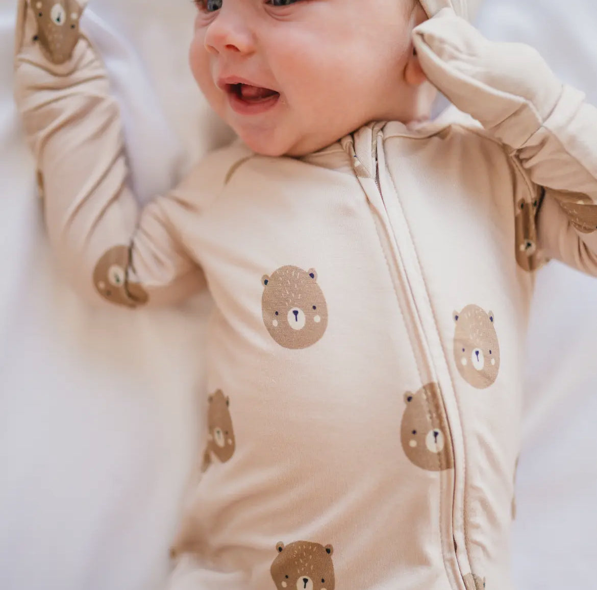 Bamboo 2 Way Romper - Teddy
