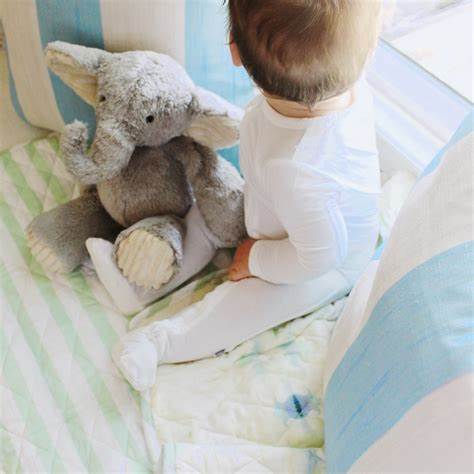 chloe blue baby blanket