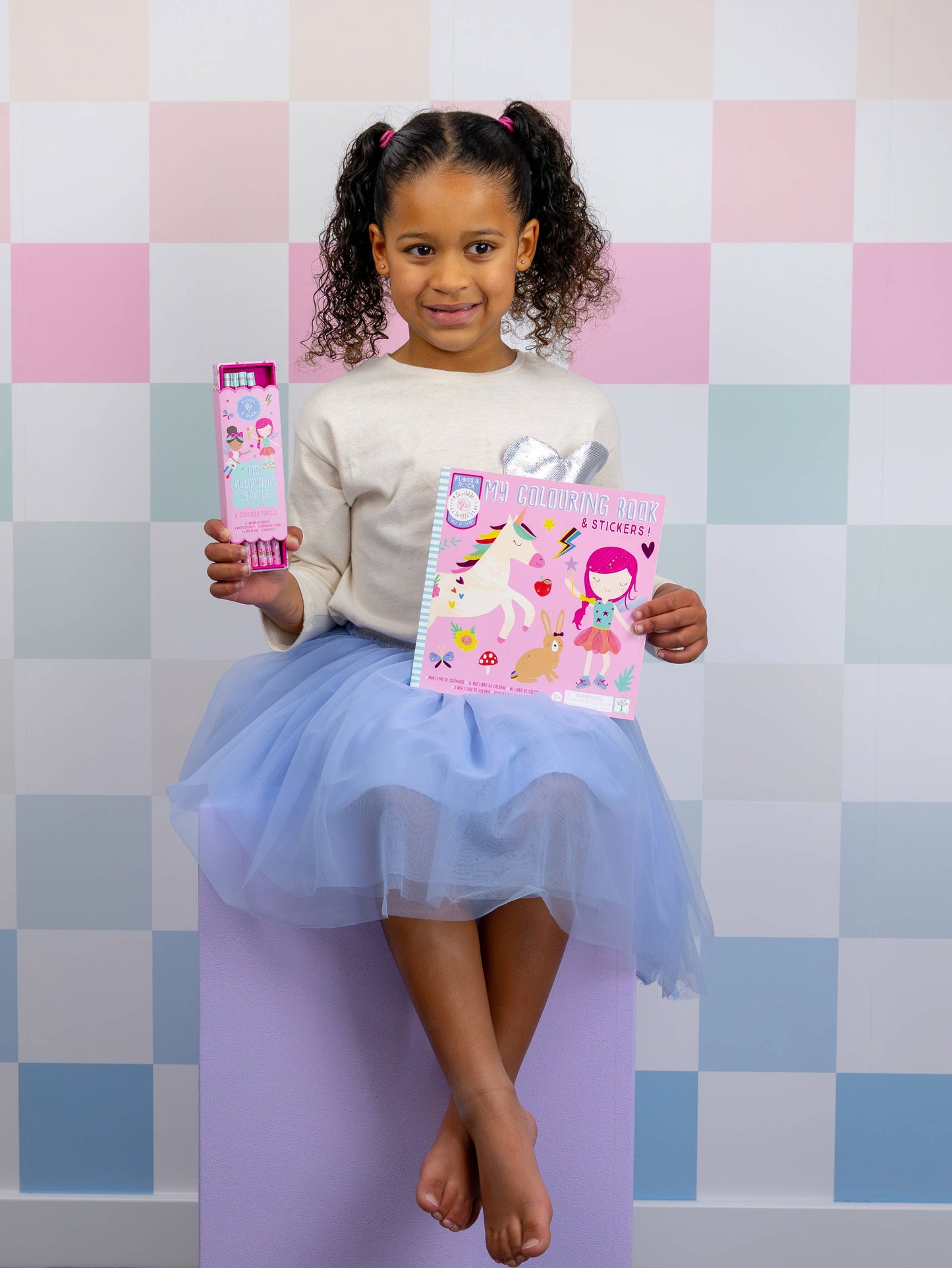 Scribble Sniffs Coloring Book - Rainbow Fairy