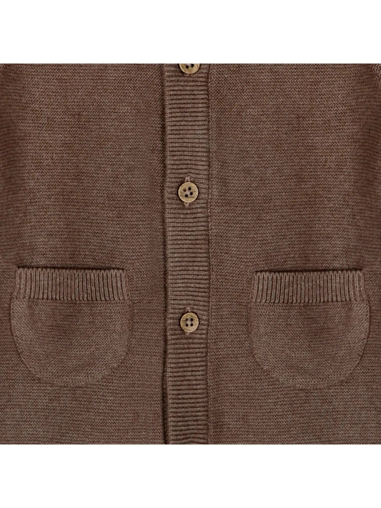 Classic Knit Jumpsuit - Cocoa Heather