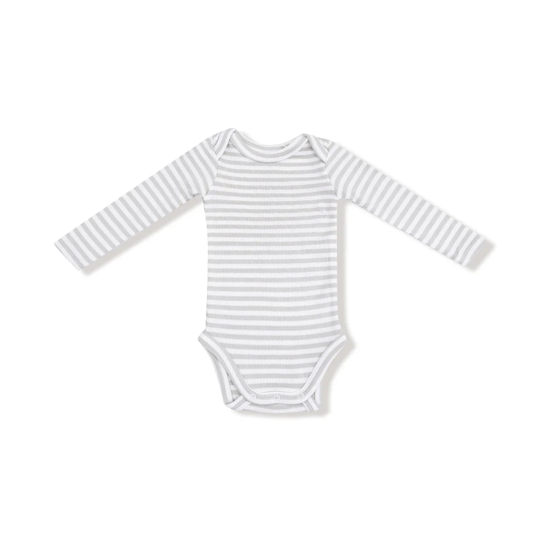 Long-Sleeve Bodysuit- Mineral Stripe