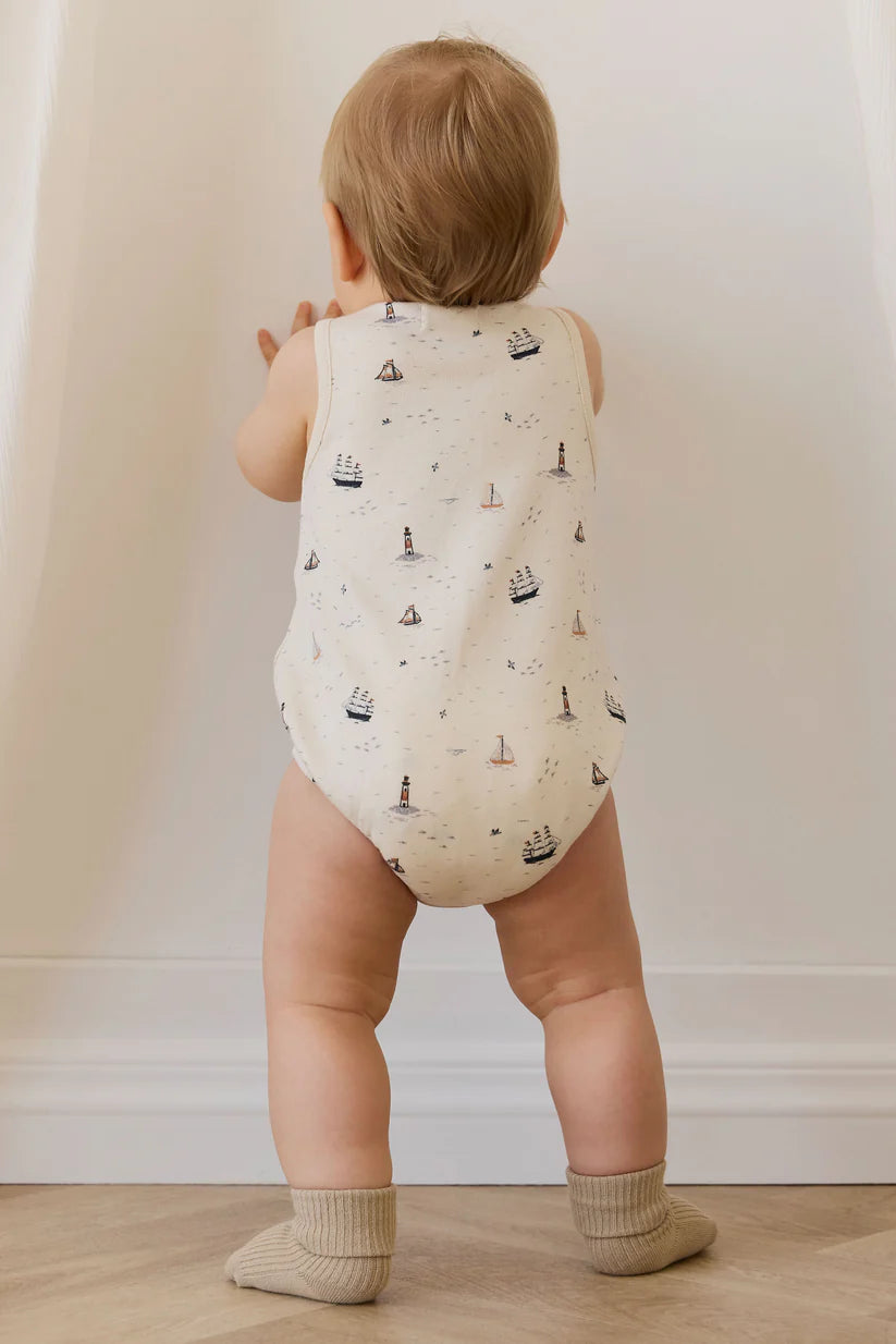 sailing day - archie playsuit