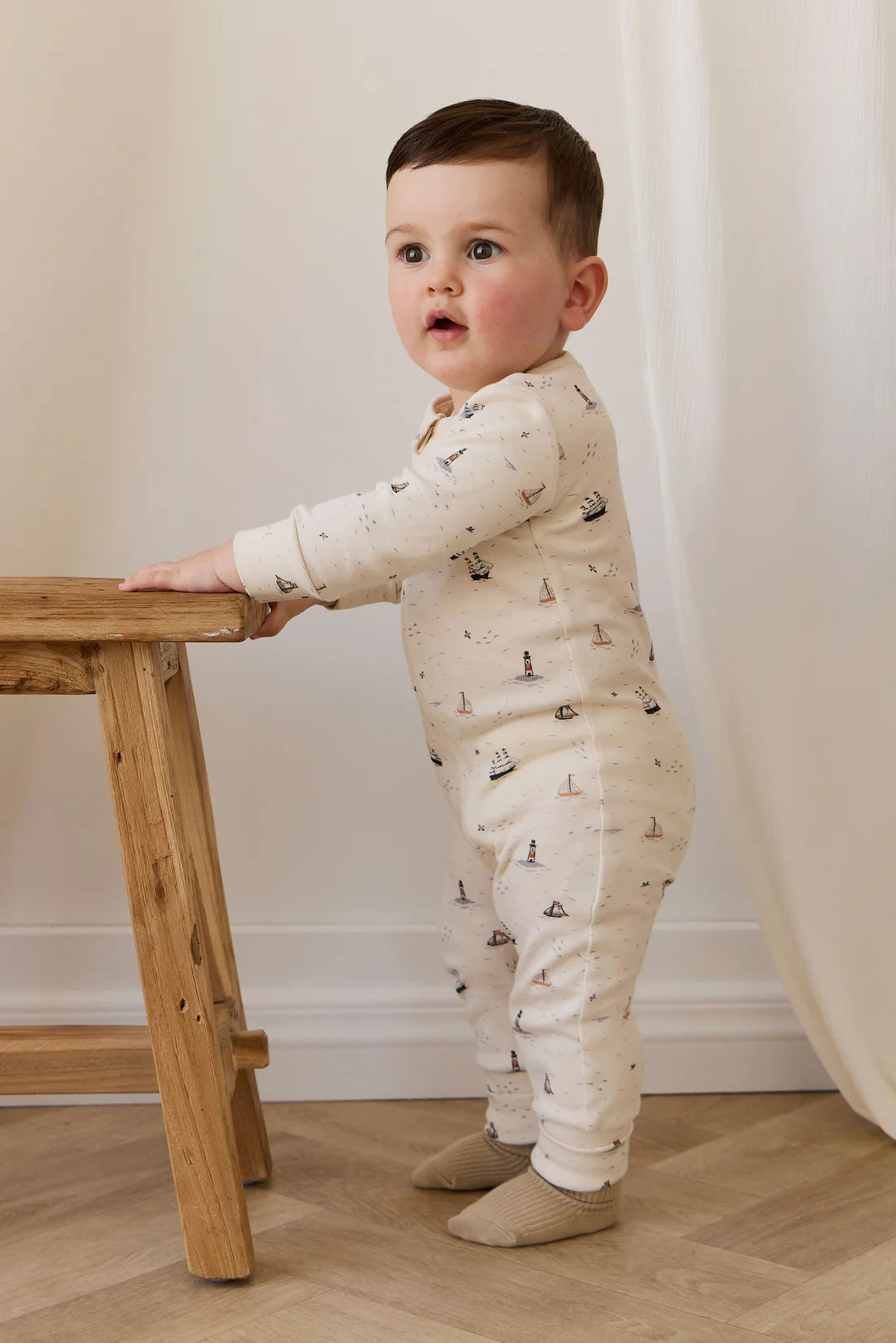 sailing day - reese zip onepiece