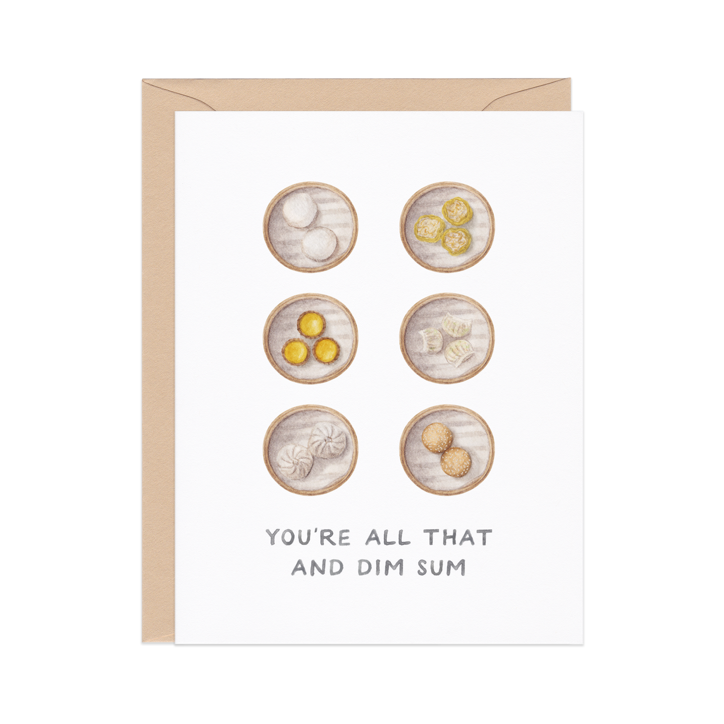 Food Pun Card — All that and Dim Sum