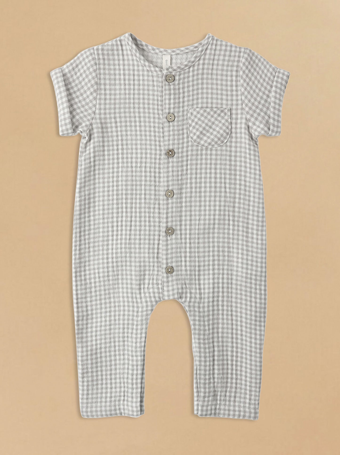 Charlie Jumpsuit - Sage Gingham