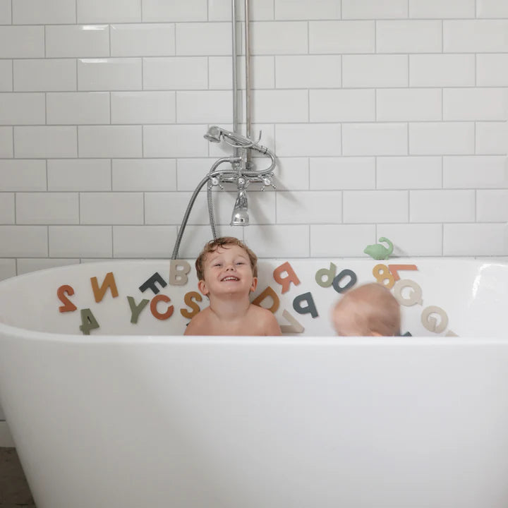 bath play set - letters & numbers