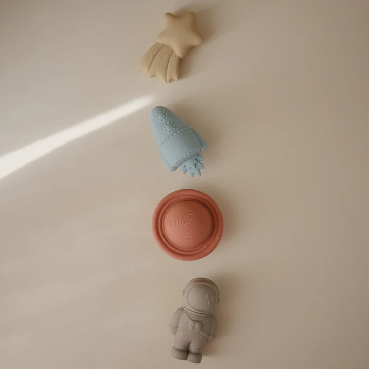mold-free bath play set - space