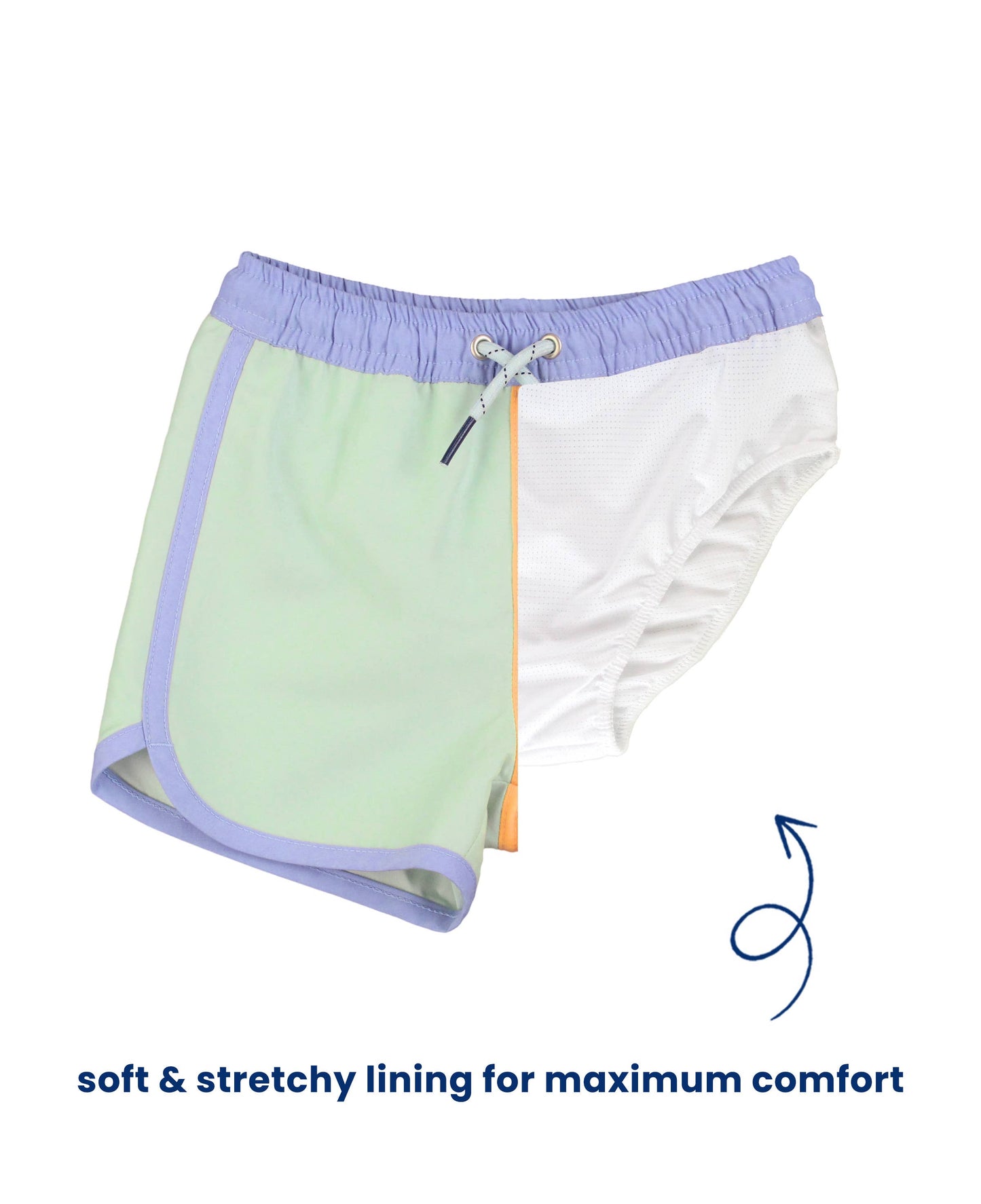 Swim Trunks - Dolphin Hem