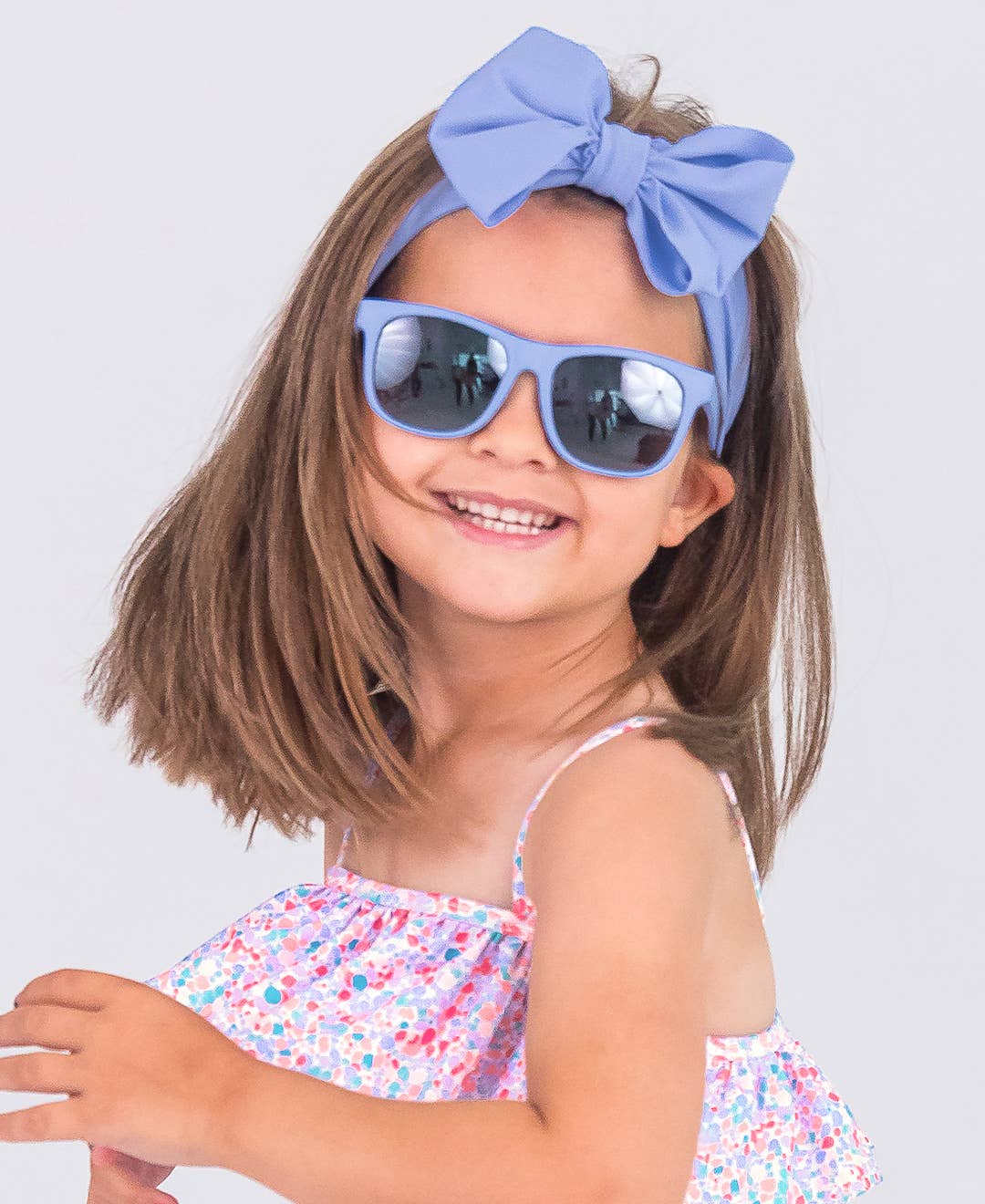 Swim + Active Bow Headband - Periwinkle
