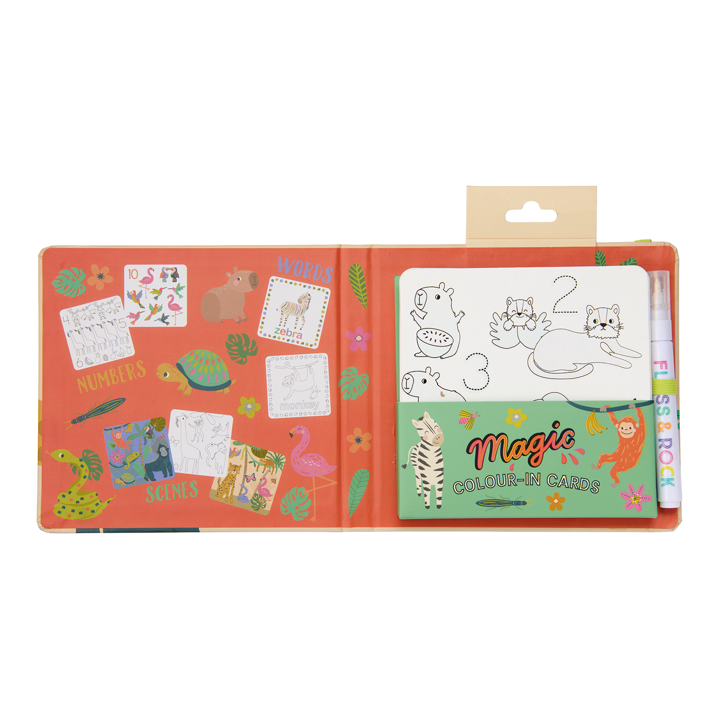 magic watercards & pen - jungle
