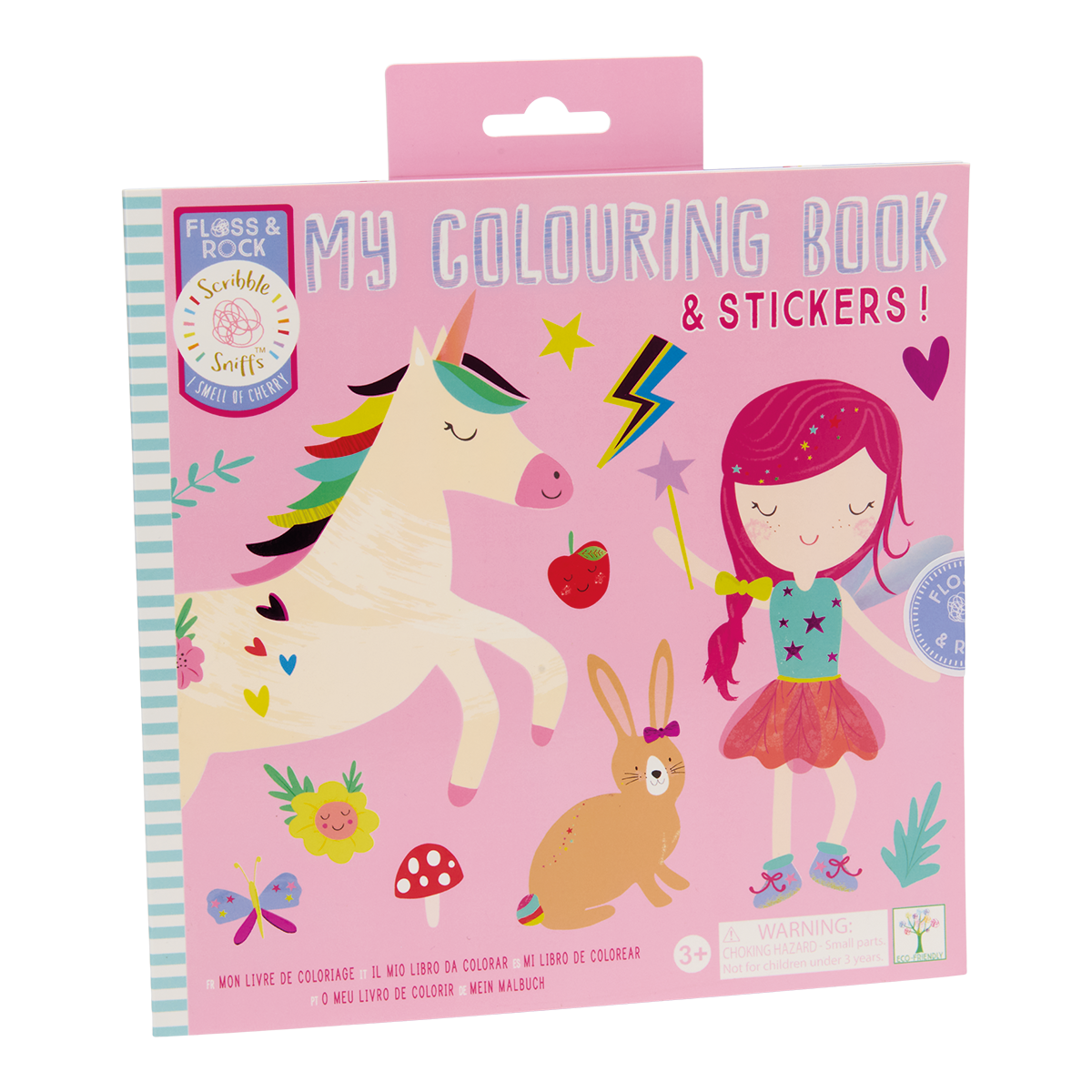 Scribble Sniffs Coloring Book - Rainbow Fairy