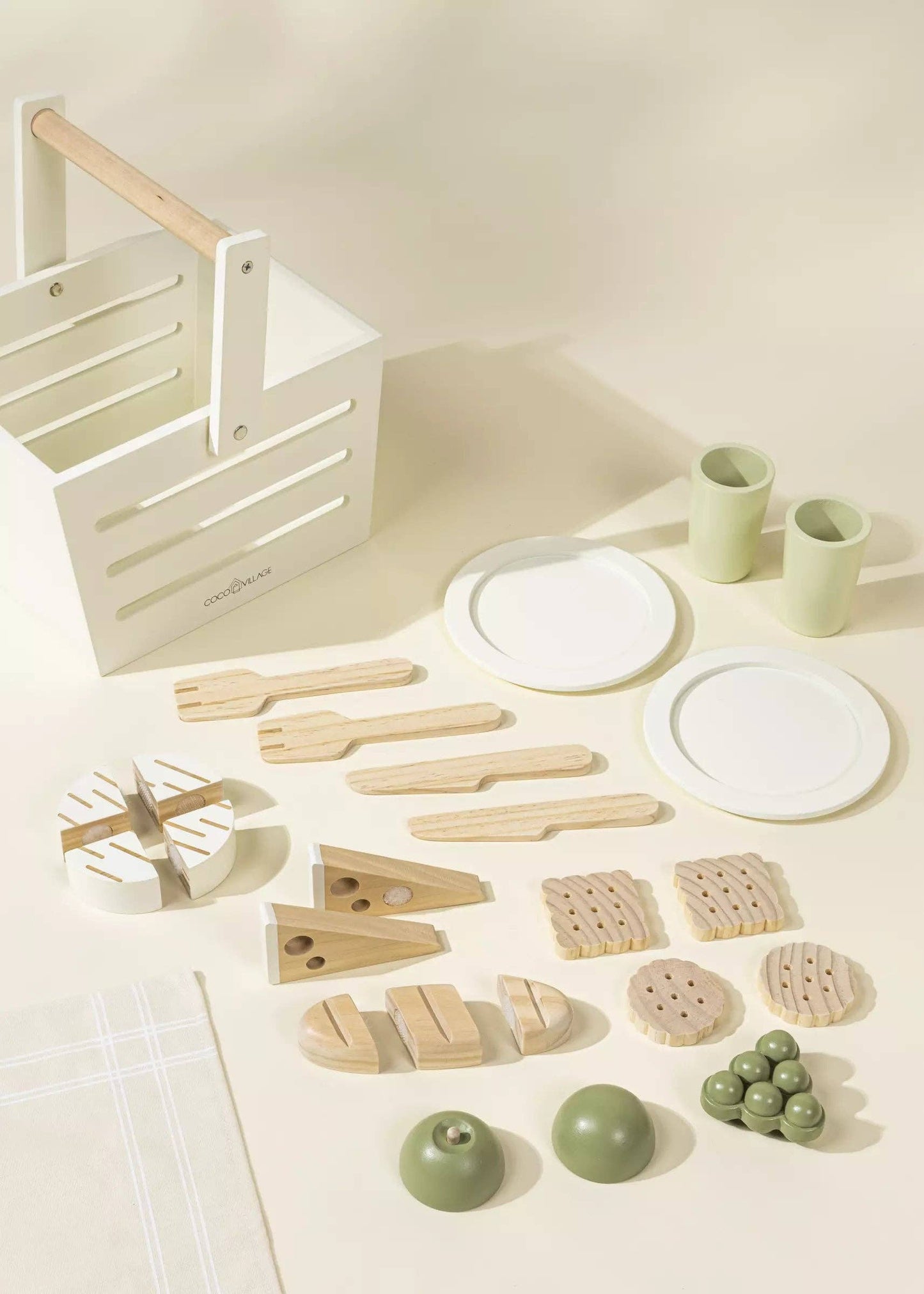 Wooden Picnic Playset
