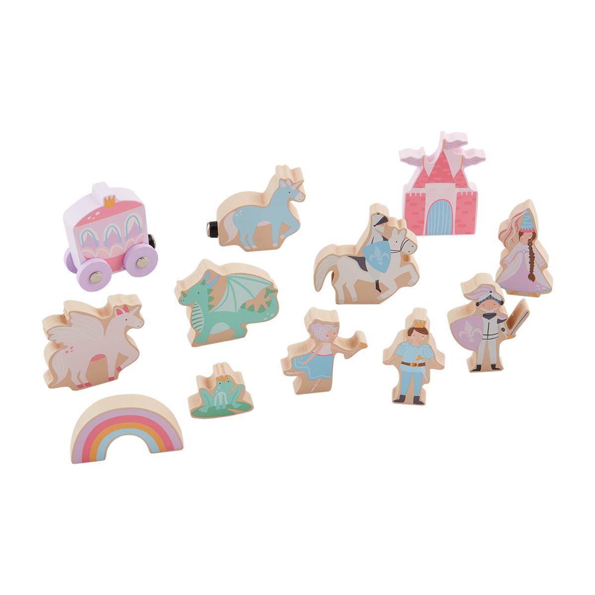 wooden toy set - princesses
