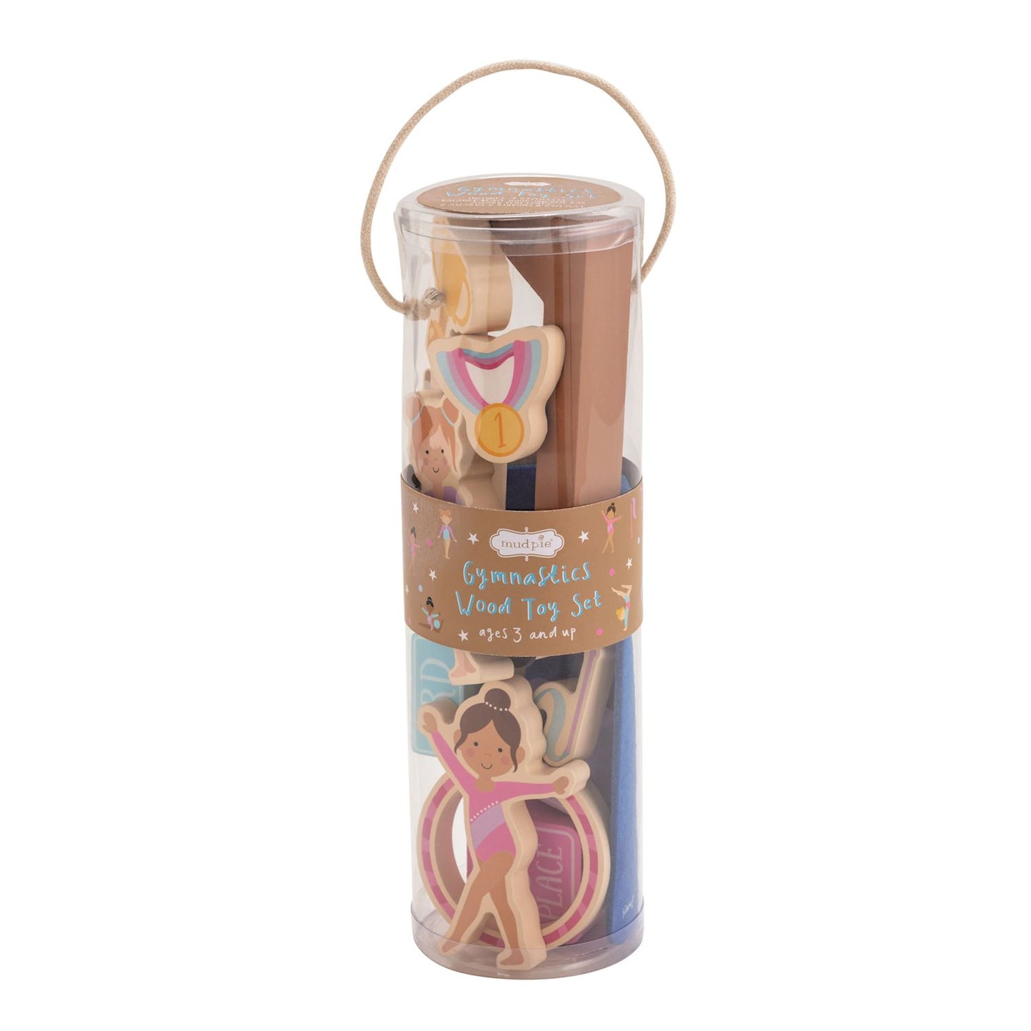 wooden toy set - gymnastics