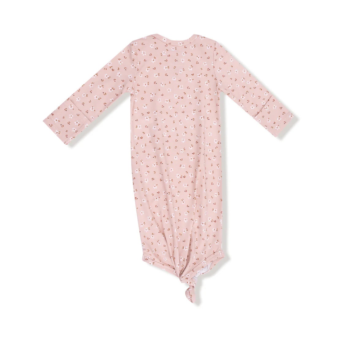 carrie floral pink - knotted gown