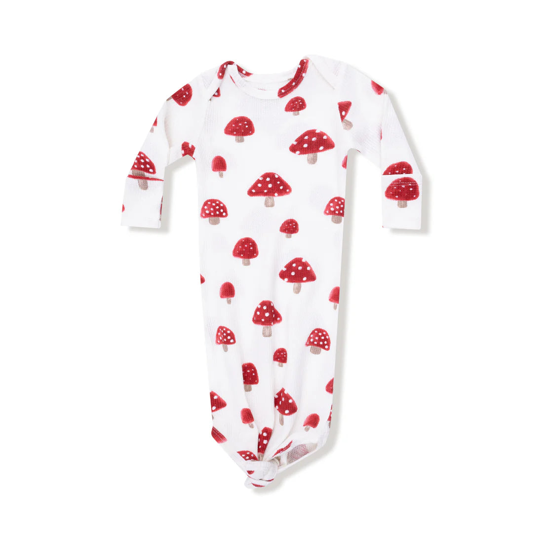 painterly mushrooms - knotted gown