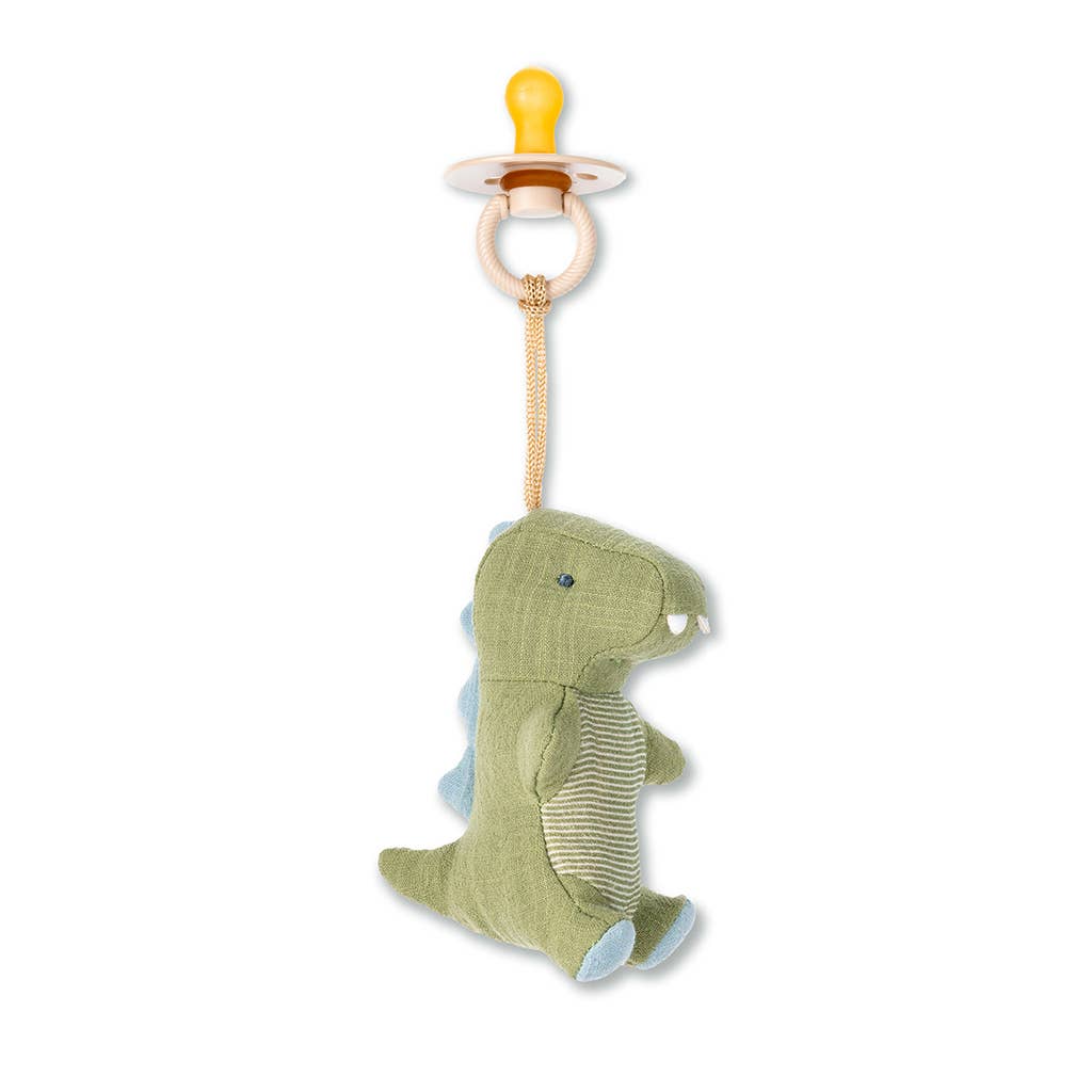 Bitzy Pal - Natural Rubber Pacifier & Plush