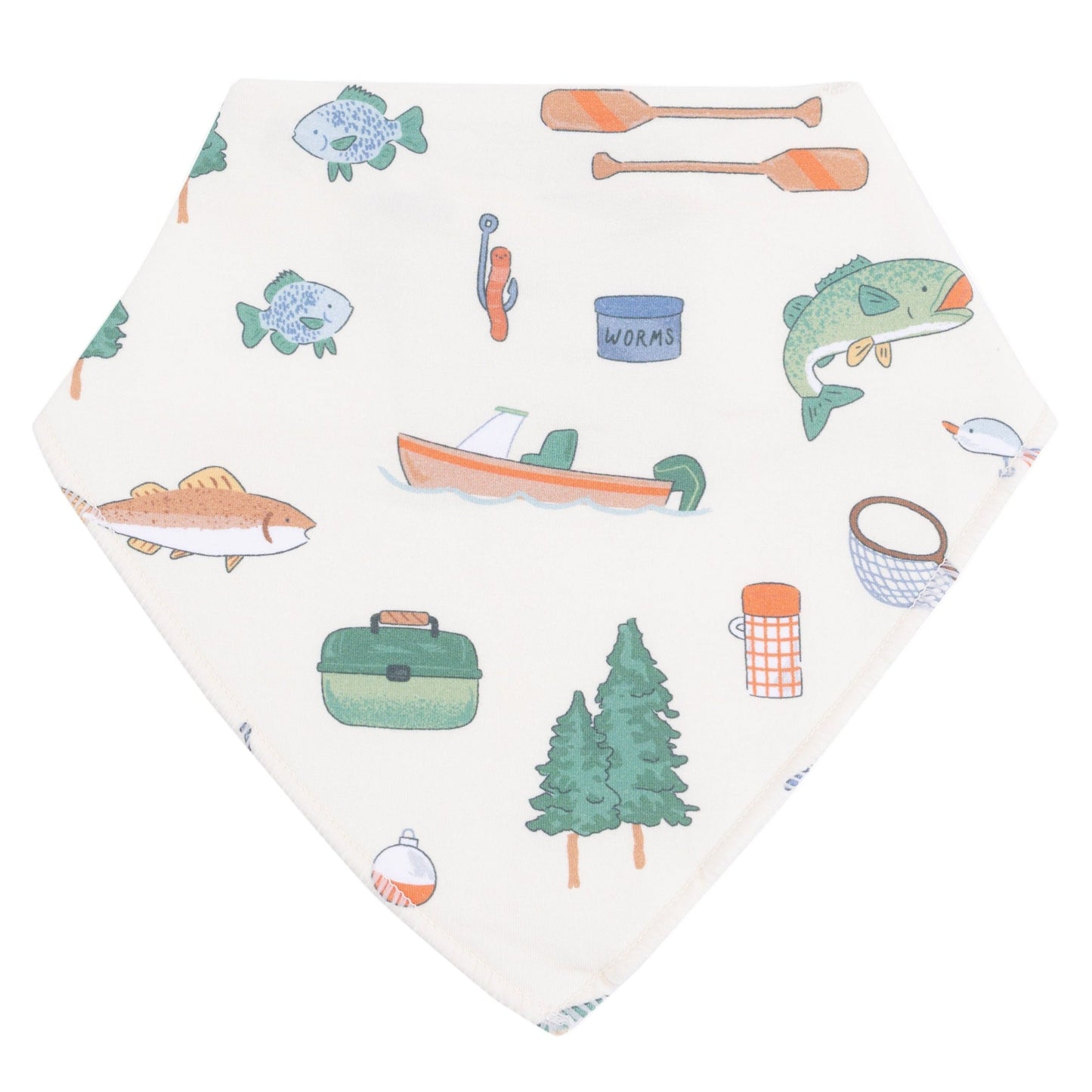 fishing things - bandana bib