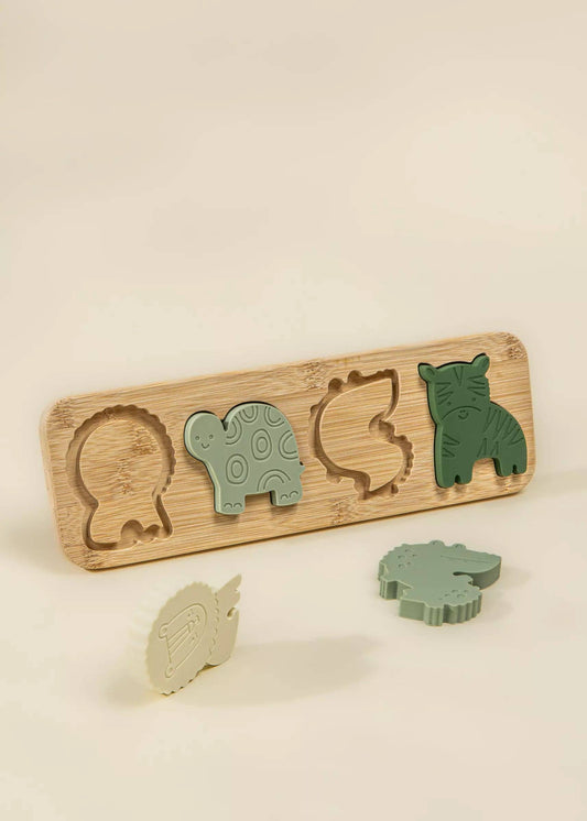 savannah - wooden and silicone puzzle