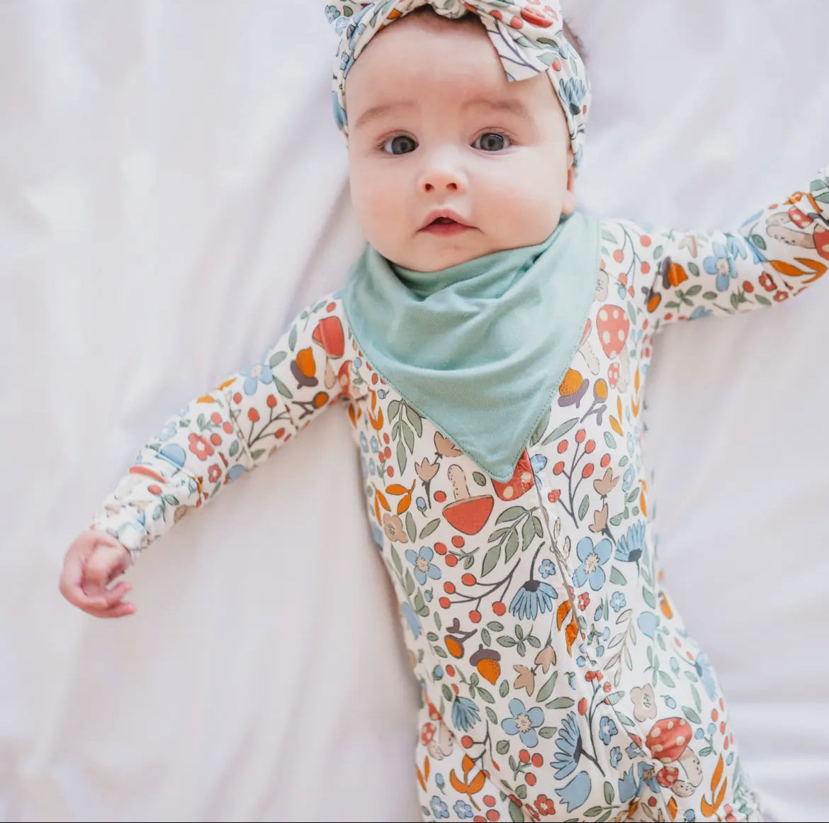 Bamboo 2 Way Romper - Fall Floral