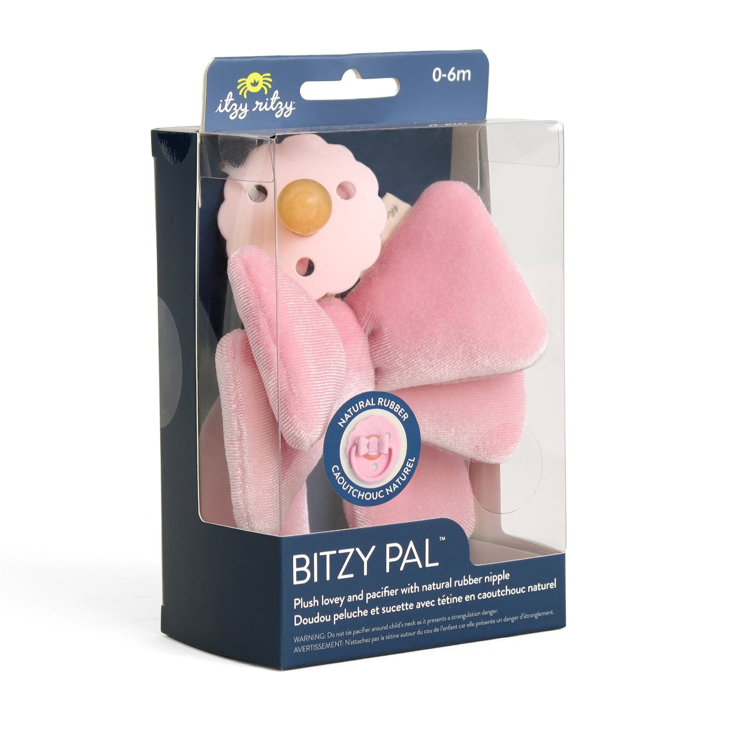 Bitzy Pal - Natural Rubber Pacifier & Plush