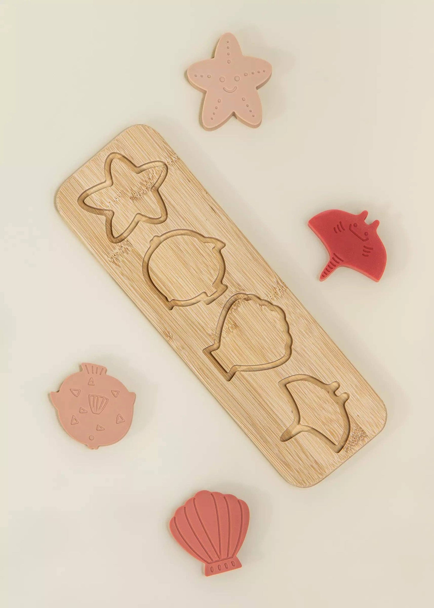 ocean - wooden and silicone puzzle