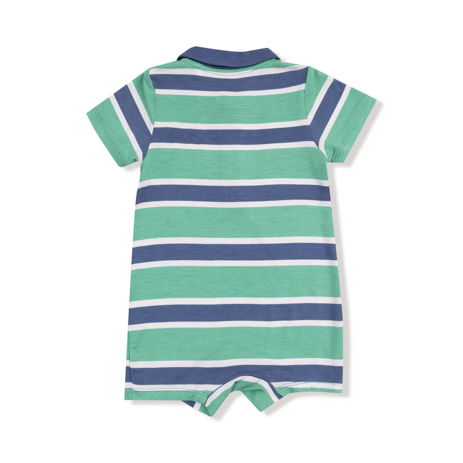 Polo Shortie - Rugby Stripe