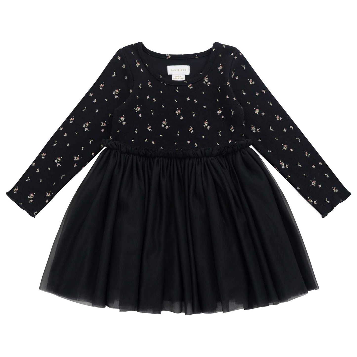 anna tulle dress - dina ebony