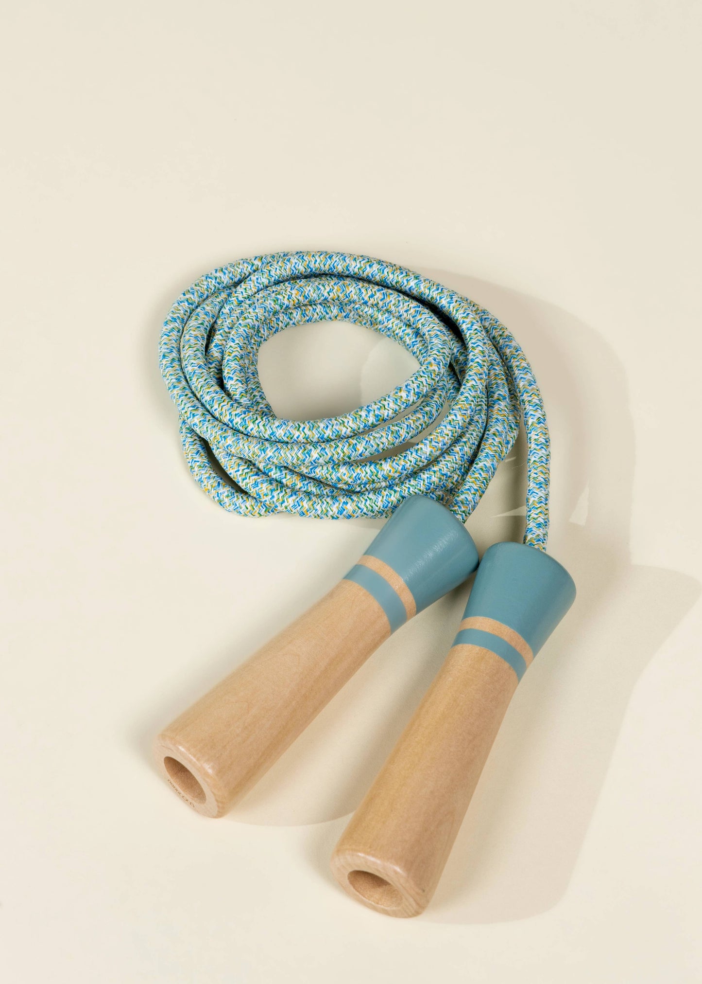 Wooden Handle Skipping Rope - Ocean Twist