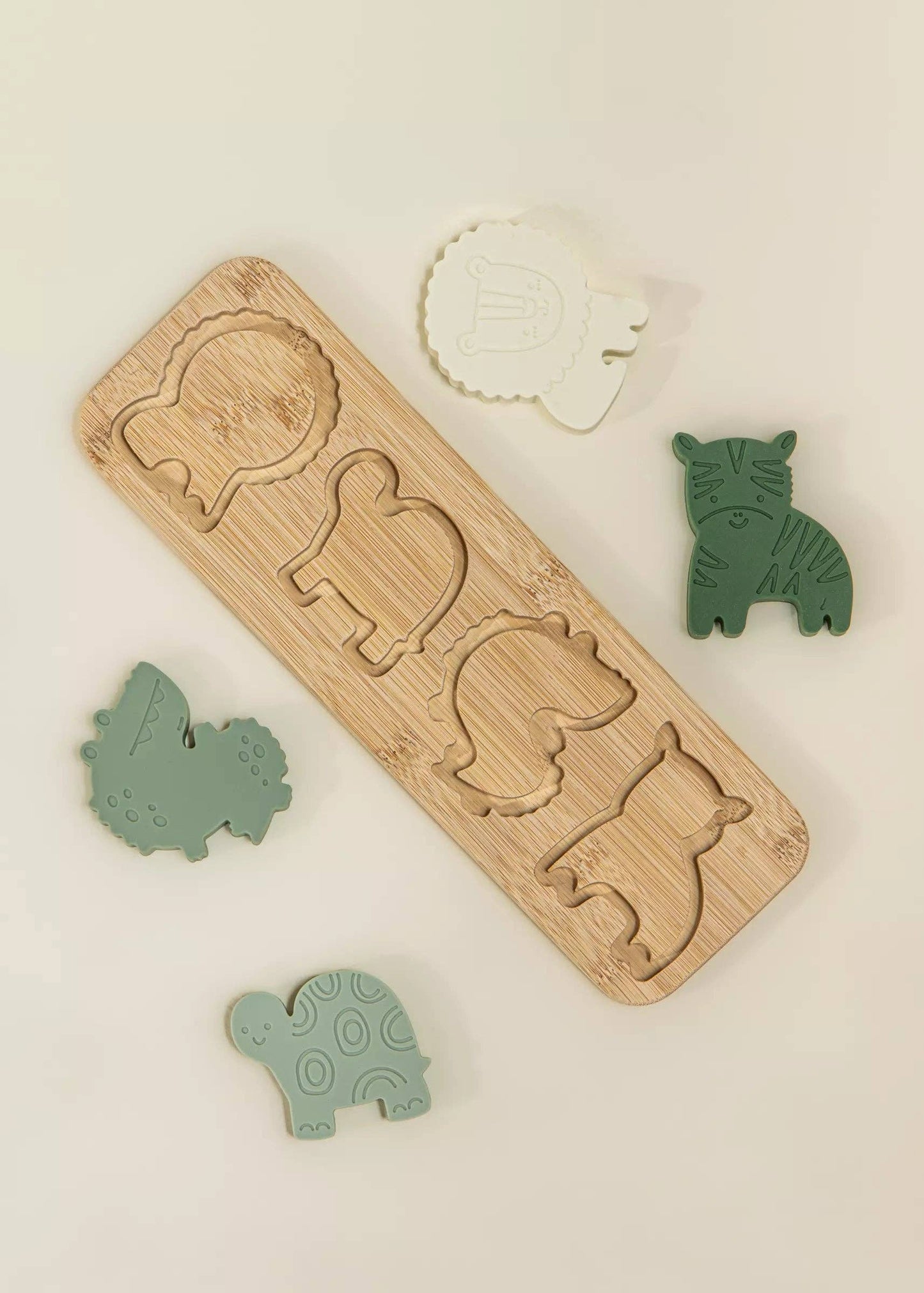 savannah - wooden and silicone puzzle