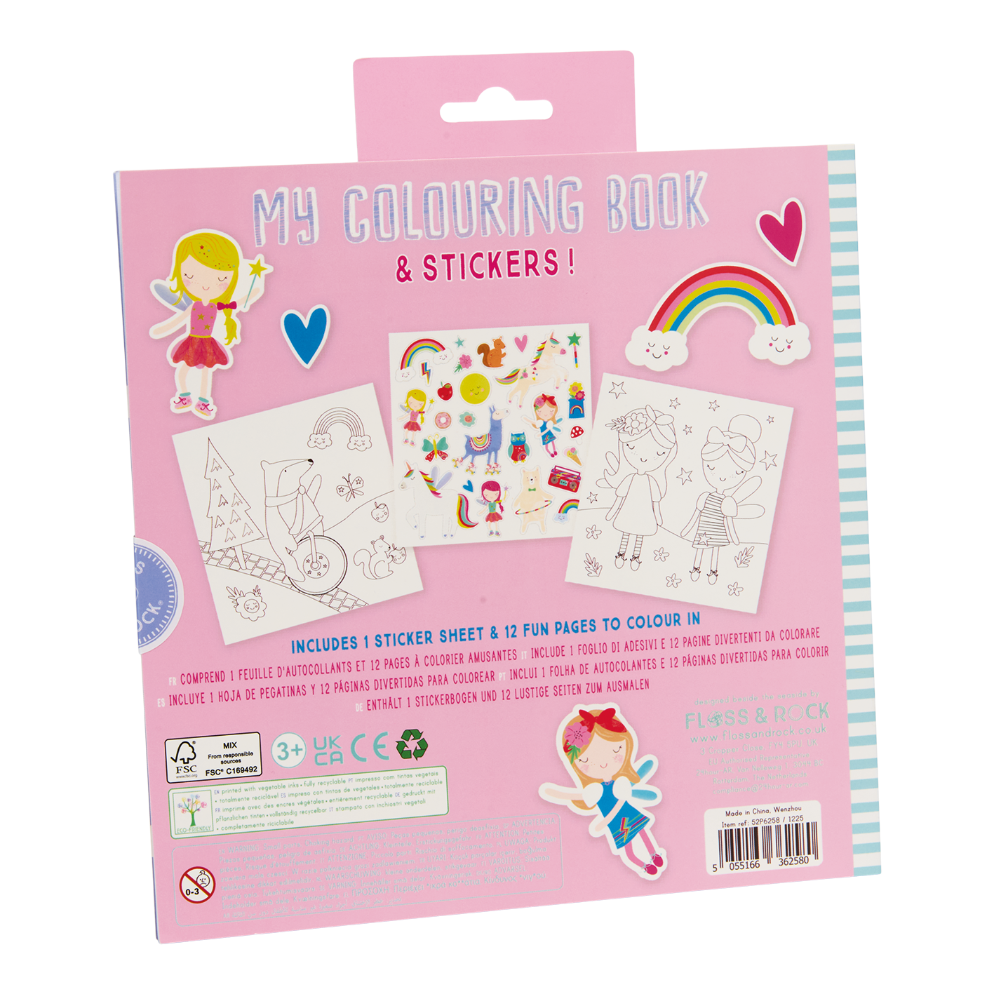 Scribble Sniffs Coloring Book - Rainbow Fairy