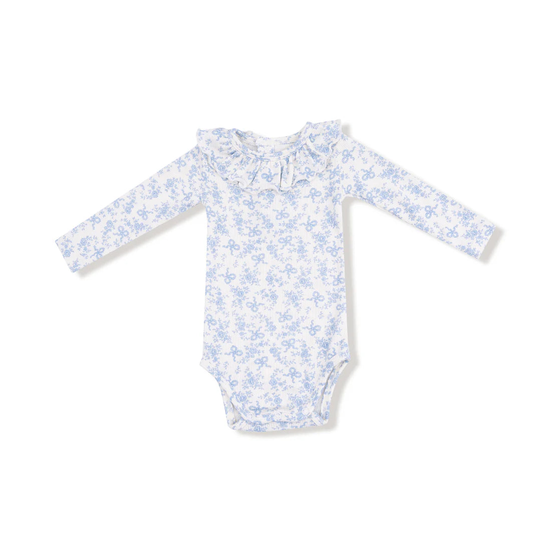 Romi Floral Bubble with Ruffle Collar