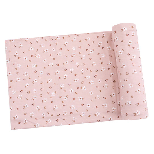 Swaddle Blanket - Carrie Floral Pink