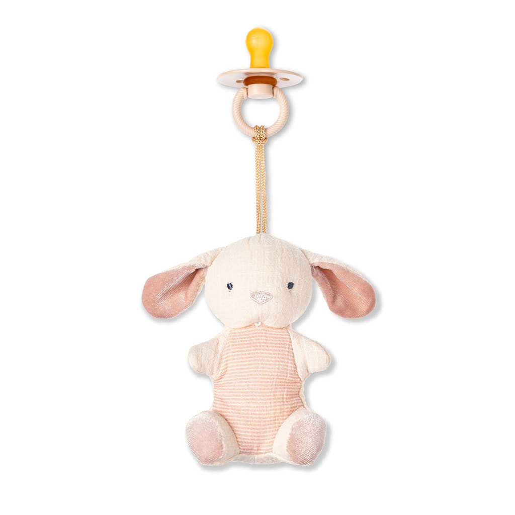 Bitzy Pal - Natural Rubber Pacifier & Plush