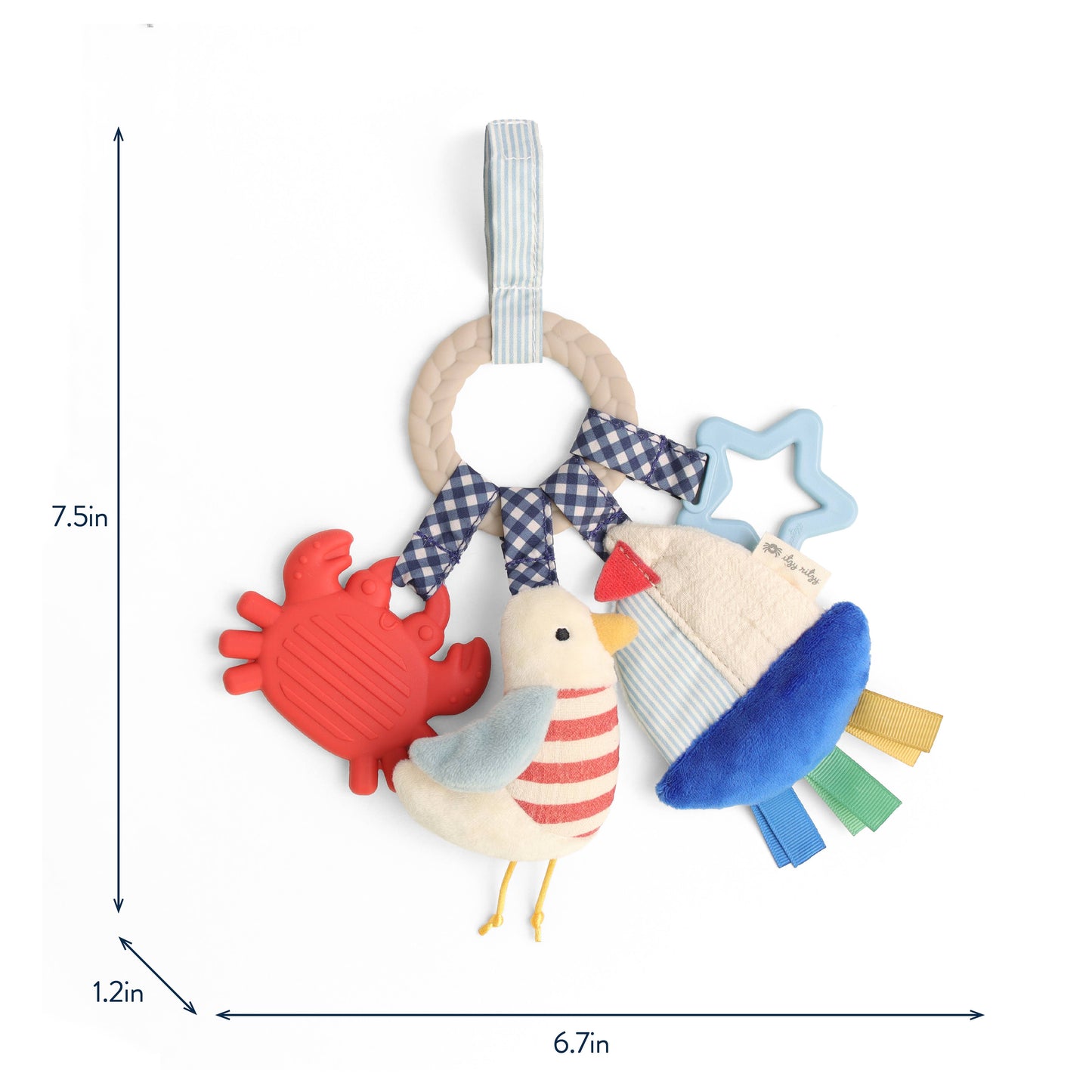 Teether Busy Ring - Nautical