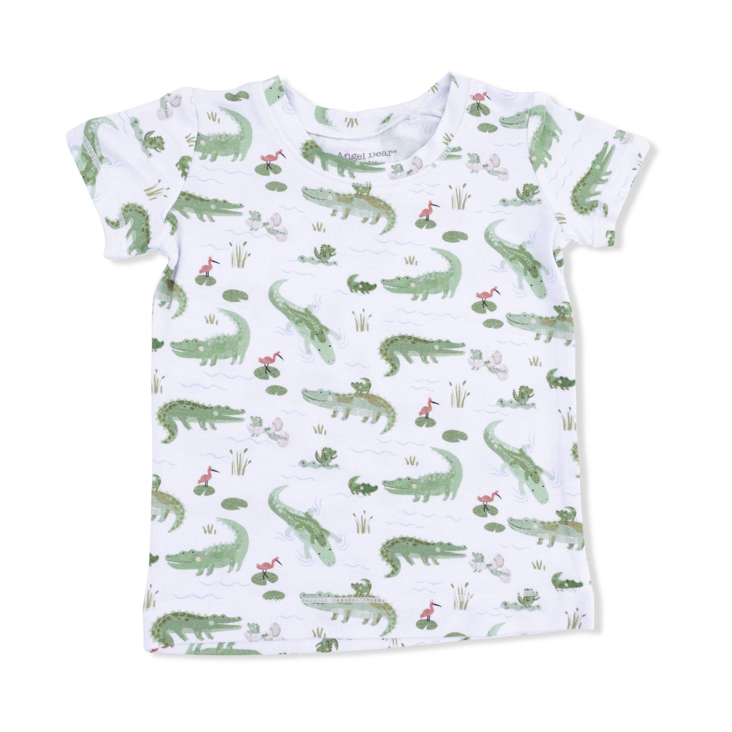 Loungewear Short Set - Crayon Alligators