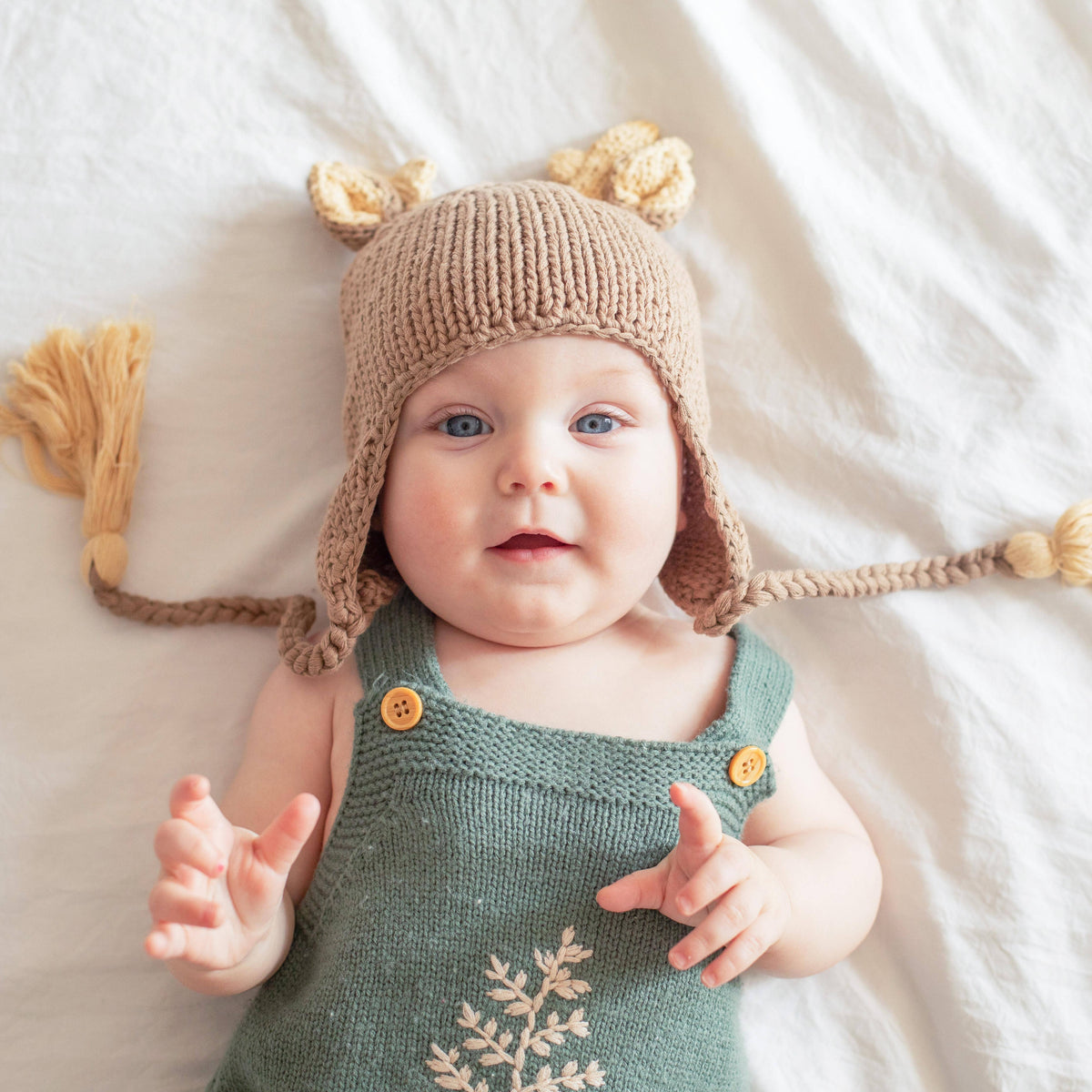 Knit Beanie - Tan Buck