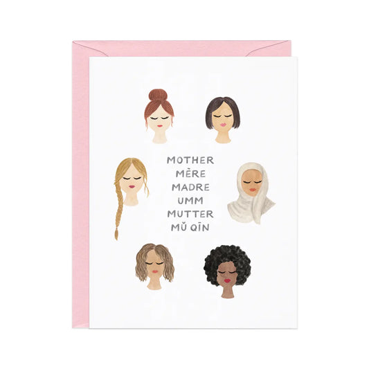 global mom — international women / mother's day card
