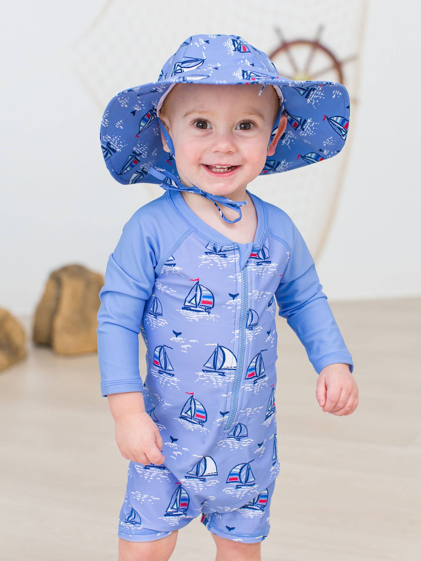 long sleeve onepiece swimsuit - seas the day