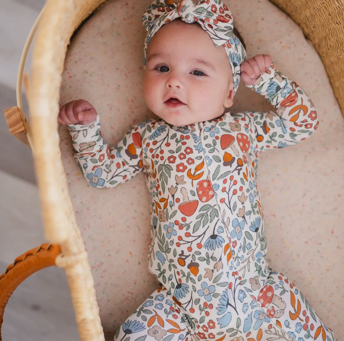 Bamboo 2 Way Romper - Fall Floral