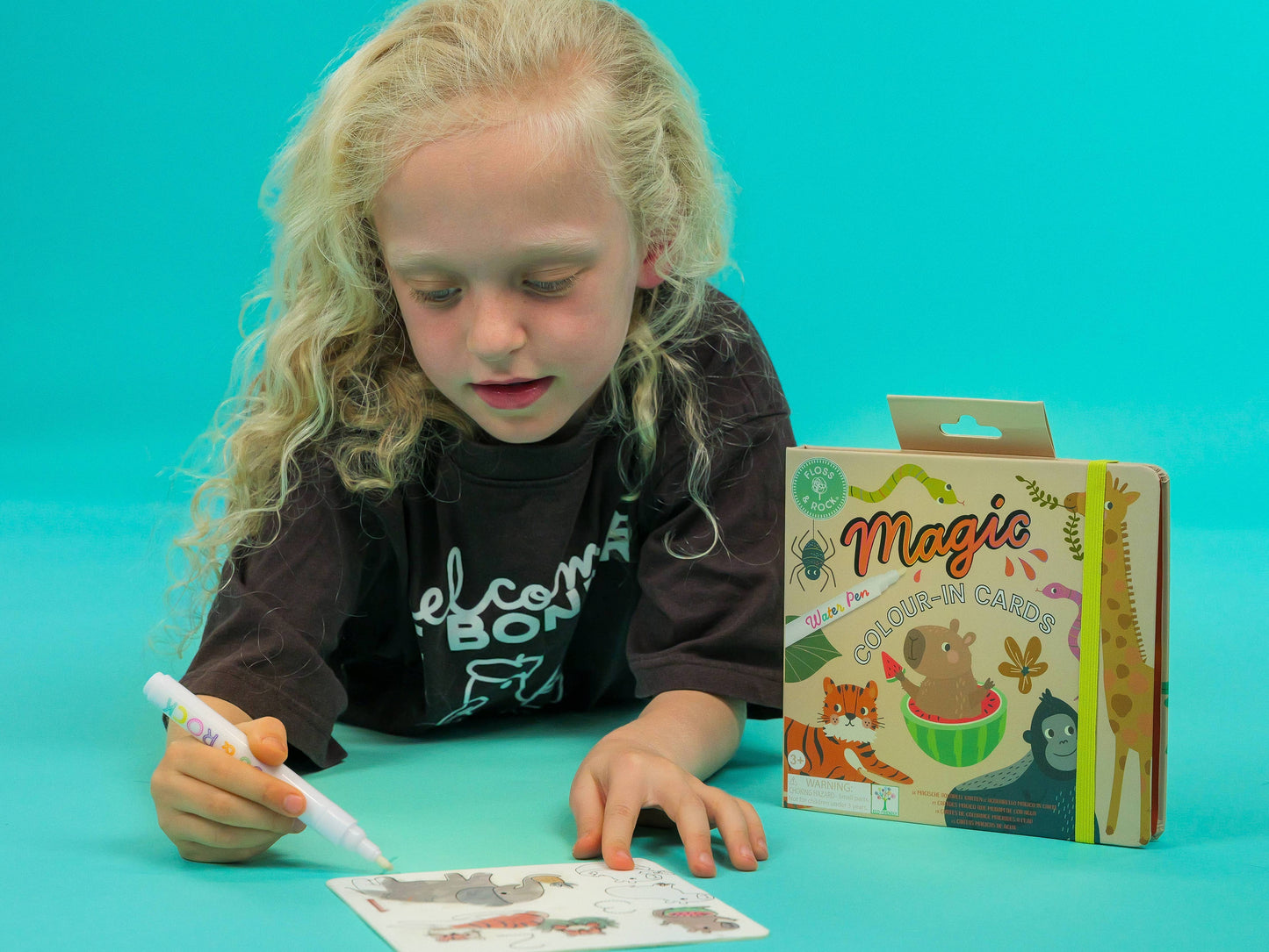 magic watercards & pen - jungle