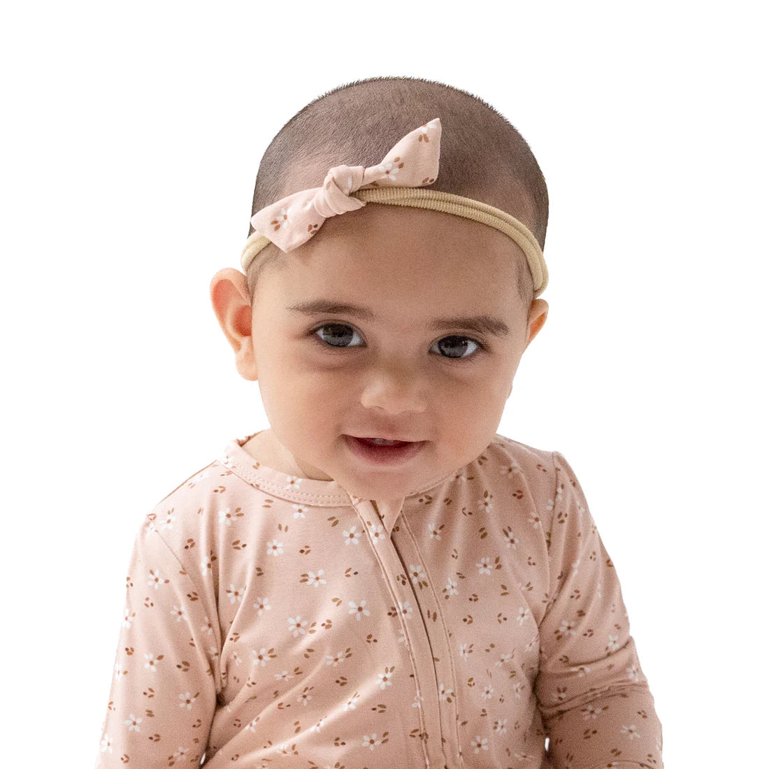 Soft Hairband - Carrie Floral Pink