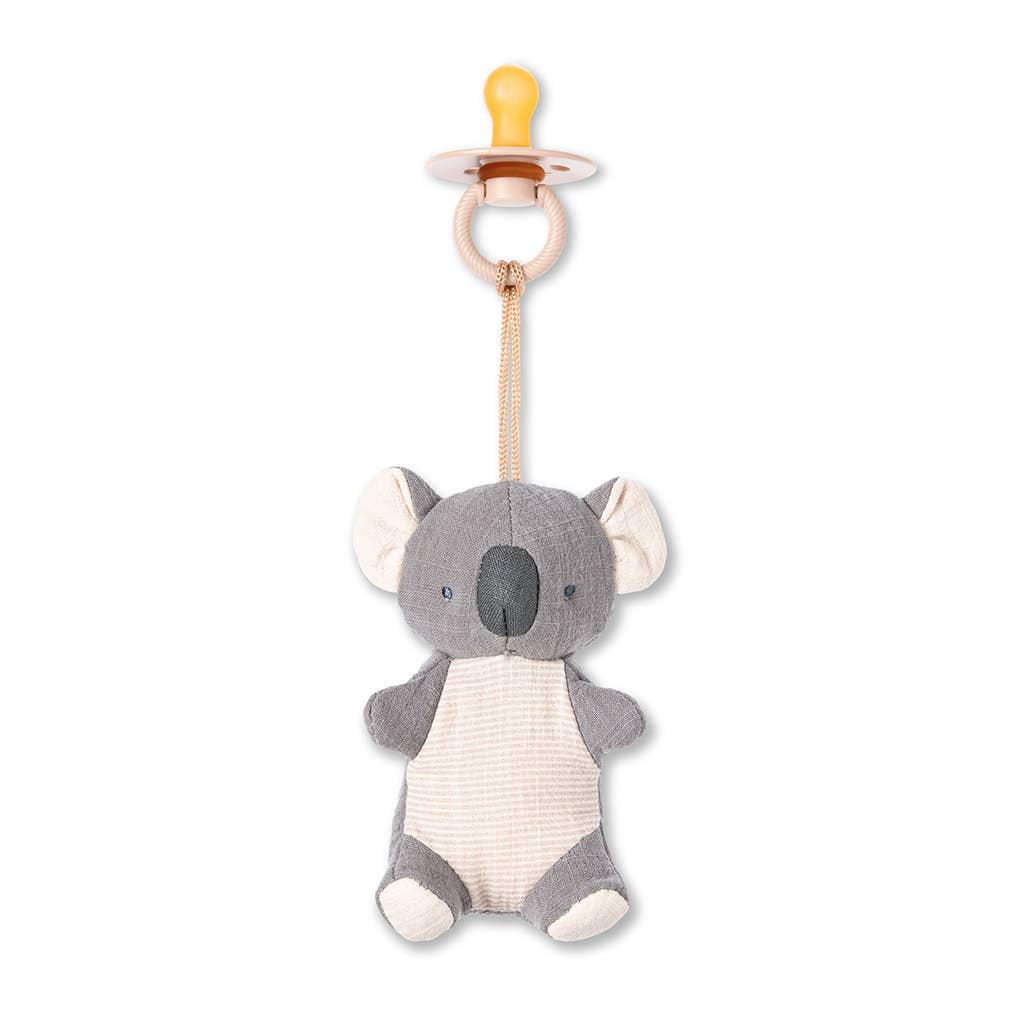 Bitzy Pal - Natural Rubber Pacifier & Plush