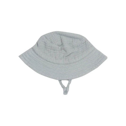 slate gray muslin - bucket hat