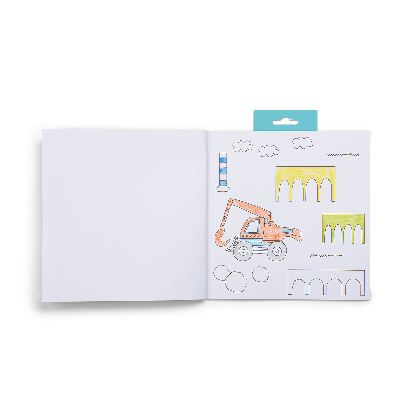Scribble Sniffs Coloring Book - Construction