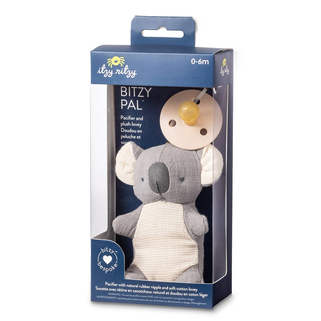 Bitzy Pal - Natural Rubber Pacifier & Plush