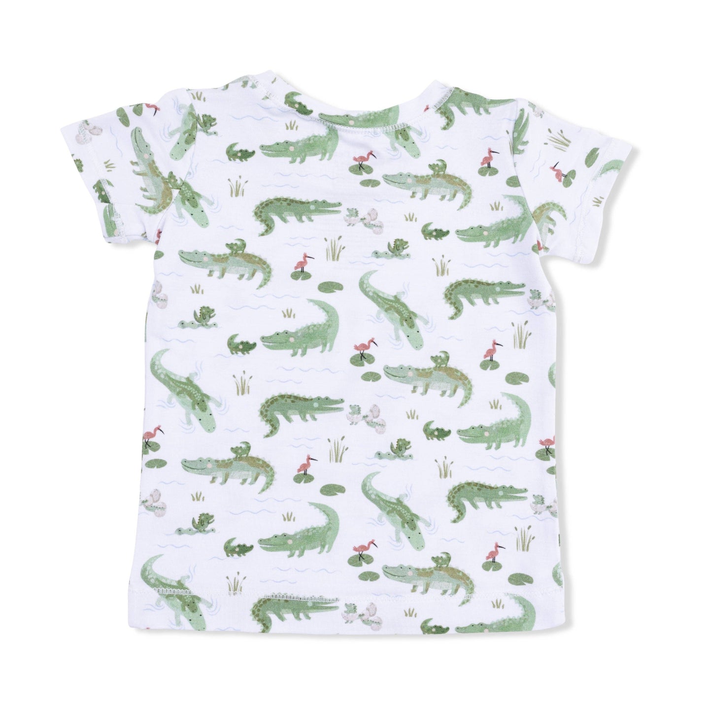 Loungewear Short Set - Crayon Alligators
