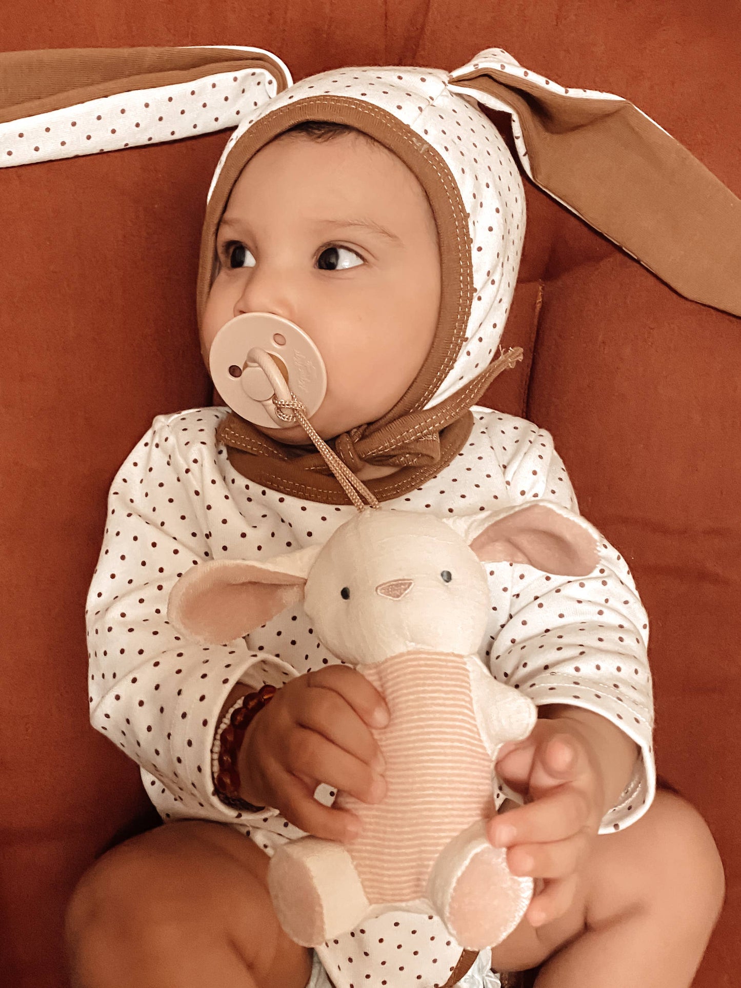 Bitzy Pal - Natural Rubber Pacifier & Plush